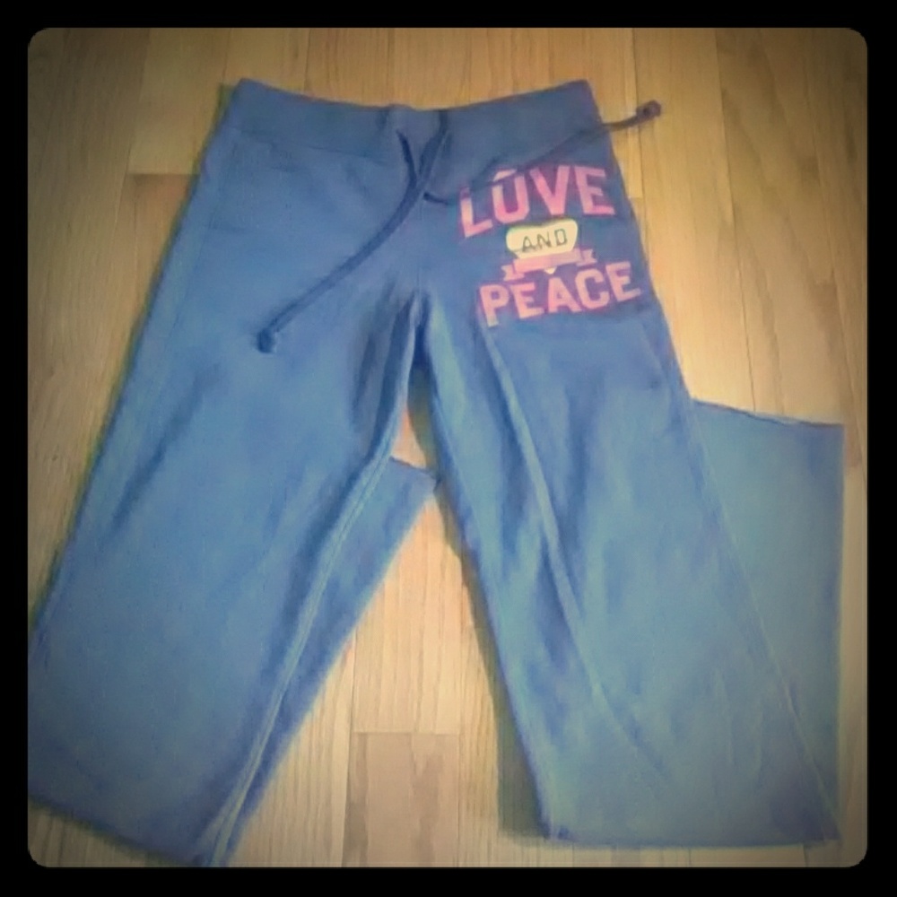Love and peace sweatpants